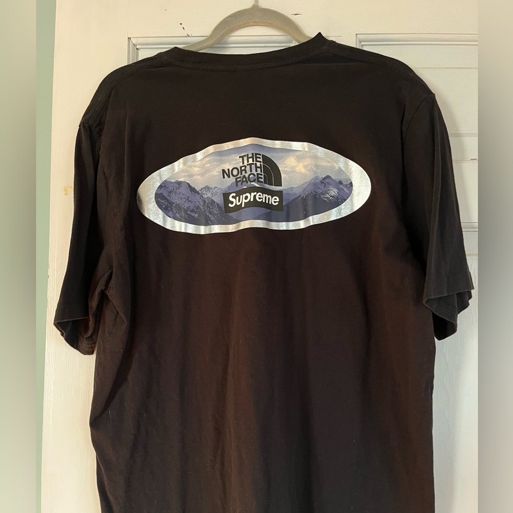 Supreme x The North Face Mountains Tee Black T-shirt Men’s Large